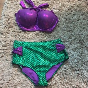Cosplay mermaid swimsuit